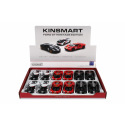Teddies Auto Kinsmart Ford GT 1:38 kov/plast 12,5cm 3 barvy na zpětné natažení