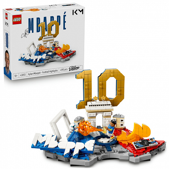 LEGO Editions 43013 Kylian Mbappé – Hvězdné momenty fotbalu