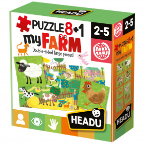 HEADU: Puzzle 8+1 Moje farma