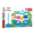 Trefl Puzzle Žraločí rodinka na dovolené/Baby Shark 33x22cm 60 dílků v krabičce 21x14x4cm