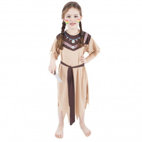 Rappa Detský kostým indiánka s opaskom (M) e-obal