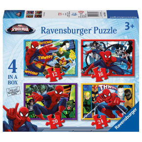Ravensburger Spiderman Detské puzzle Disney Spider-man 12/16/20/24 dielikov