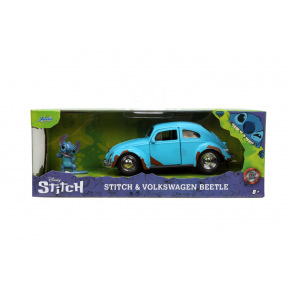 Jada Lilo & Stitch auto 1959 VW Beetle 1:32 a figurka Stitch