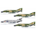 Italeri Model Kit letadlo 1373 - F-4 C/D/J PHANTOM II ACES USAF-US Navy Vietnam ACES (1:72)