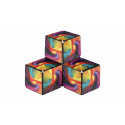 Teddies Puzzle kostka magnetyczna tęczowa plastikowa mix typów