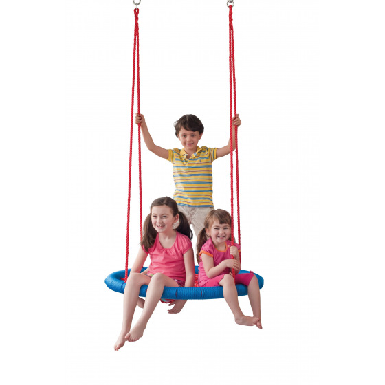 Woody 91409 Houpací kruh (průměr 100cm) - červeno-modrý