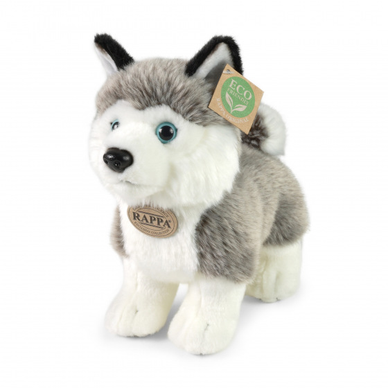 Rappa Plüschhund Husky stehend 23 cm ECO-FRIENDLY