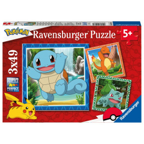 Ravensburger Vypusťte Pokémony 3x49 dílků