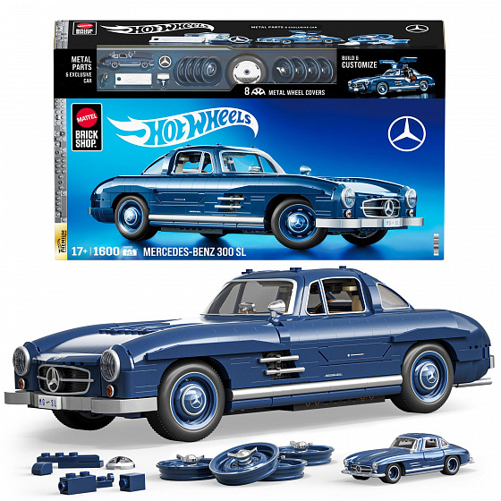 Hot Wheels Mattel Mega Hot Wheels HWW25 sběratelský Mercedes-Benz 300SL