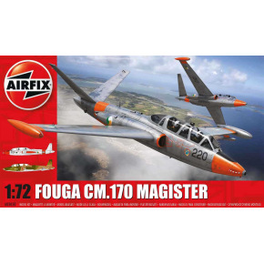Airfix Classic Kit samolot A03050 - Fouga Magister (1:72)