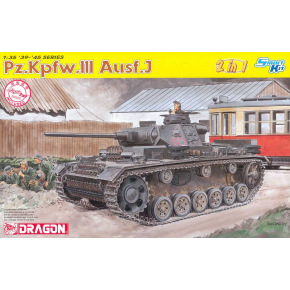 Dragon Model Kit tank 6394 - Pz.Kpfw.III Ausf.J (2 IN 1) (SMART KIT) (1:35)