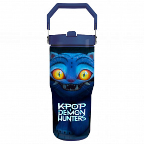 Cestovní hrnek s uchem Lovkyně démonů/K-pop Demon Hunters 590ml v sáčku 10x20x10cm