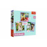 Trefl Puzzle 3v1 Štěňátka 20x19,5cm v krabici 28x28x6cm