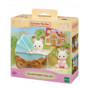 Sylvanian Families 5432 Dvojčata Chocolate králíků s kočárkem