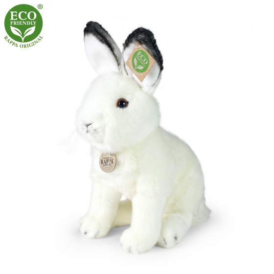 Rappa Plüsch Polarfuchs sitzend 30 cm ECO-FRIENDLY