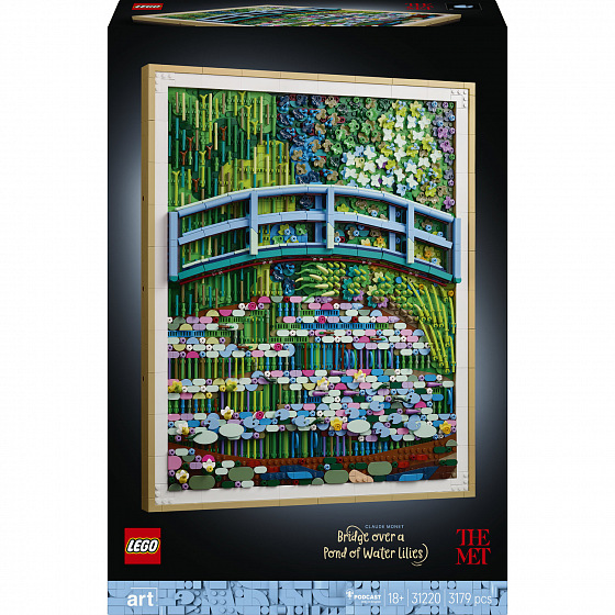 LEGO® Art 31220 Claude Monet – Most nad jezírkem s lekníny
