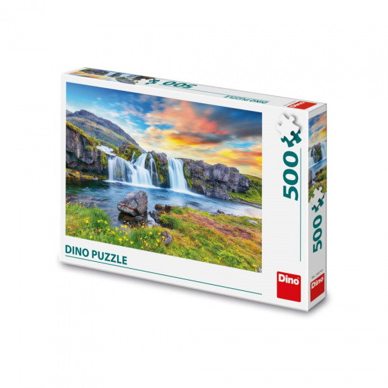 Dino ISLÄNDISCHER WASSERFALL 500 Puzzle FSC