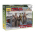 Zvezda Wargames (WWII) figurky 6231 - Soviet headquarters in winter uniform (1:72)