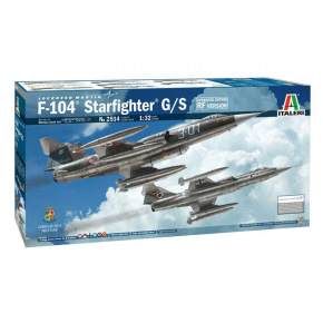 Italeri Model Kit letadlo 2514 - F-104 STARFIGHTER G/S - Upgraded Edition RF version (1:32)