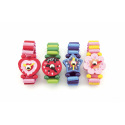 teddies Wiky Hodinky dřevo náramkové 7cm asst 4 druhy