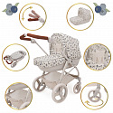 Five O Nine Crew Bella 2in1 Doll Pram, Blueberry