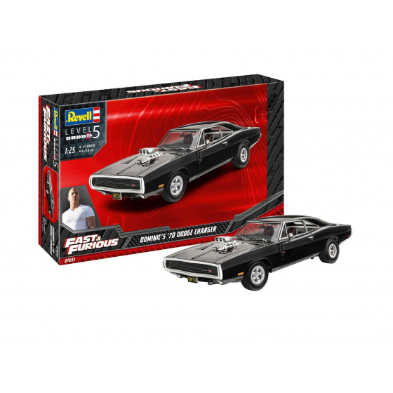 Revell ModelSet auto 67693 - Fast & Furious - Dominics 1970 Dodge Charger (1:25)