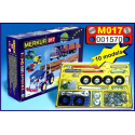 MERKUR - Stavebnice Merkur 017 Kamión, 202 dílů, 10 modelů