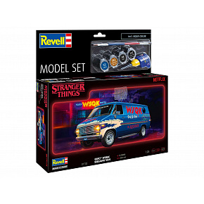 ModelSet STRANGER THINGS auto 67732 - GMC® WSQK Squawk Van (1:25)