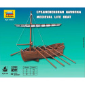 Zvezda Model Kit loď 9033 - Medieval Life Boat (1:72)