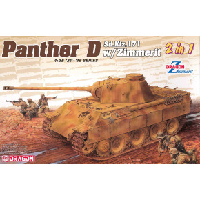 Dragon Model Kit tank 6945 - Sd.Kfz.171 Panther Ausf.D with Zimmerit (2 in 1) (1:35)