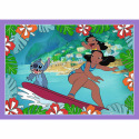 Trefl Puzzle 4v1 Bláznivý den Lilo&Stitch v krabici 28x28x6cm