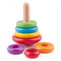 Woody Skladacia pyramída farebná - káča