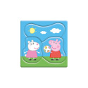 Dino PEPPA PIG - RODINA 3-5 baby Puzzle set