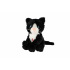 Teddies Sitzende Plüschkatze mit Sound 20cm im Beutel 0+