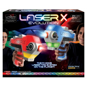 TM Toys LASER X evolution podwójny zestaw blasterów dla 2 graczy