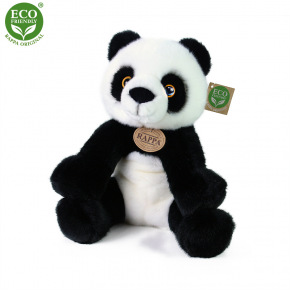 Rappa Plyšová panda sediaca 30 cm ECO-FRIENDLY