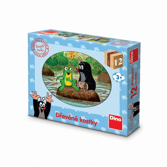 Dino Szczur i Zwierzęta Drewniane klocki