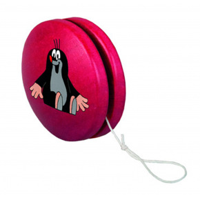 Detoa Games DETOA Yo-yo červené so sediacim krtkom