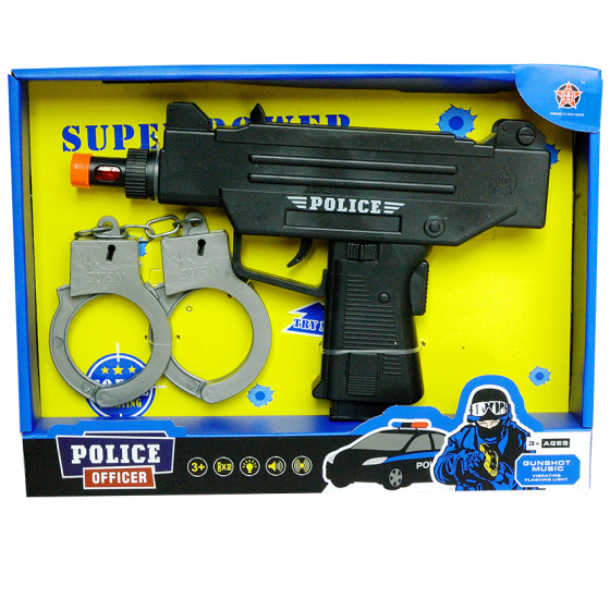 Mac Toys Polizeipistole mit Handschellen