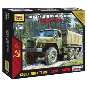 Zvezda Wargames (HW) Military 7417 - Ciężarówka Ural (1:100)