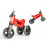 Teddies Odrážedlo FUNNY WHEELS NEW SPORT 2v1v červené výška sedadla nastavitelná 27/30cm nosnost 50kg 18m+