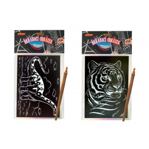 SMT Creatoys Hologram zdrapka SMT Creatoys 14x25cm, 8 rodzajów