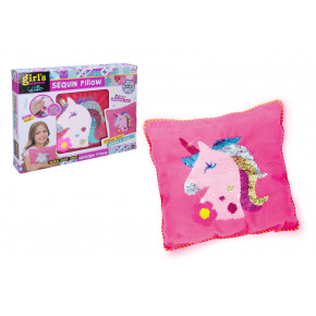 Wiky Unicorn uszyj własną poduszkę z cekinami 30 x 30 cm