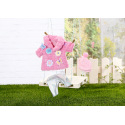 Zapf BABY born Set mit rosa Fell, 43 cm