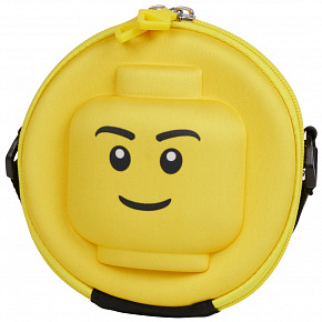 Meccano LEGO minifigures Heads - kulatá 3D crossbody taška