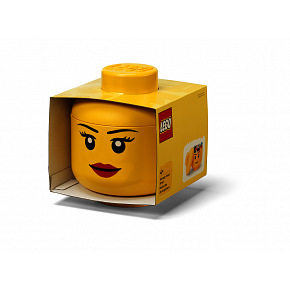 Meccano LEGO úložná hlava (velikost S) - dívka Meccano LEGO úložná hlava (velikost S) - dívka