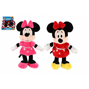 Teddies Minnie Mouse plyšová 2 barvy 12ks v boxu