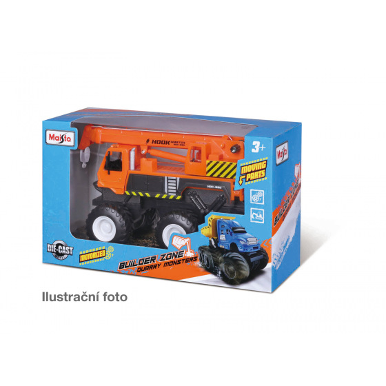 Maisto - Builder Zone Quarry monsters, úžitkové vozidlá, assort