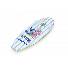 Bestway Aufblasbare Luftmatratze - Surf Lilo & Stitch - 10 x 40 x 112 cm