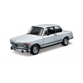Bburago - Auta HOBBY, BMW 2002tii (1972), stříbrná, 1:32